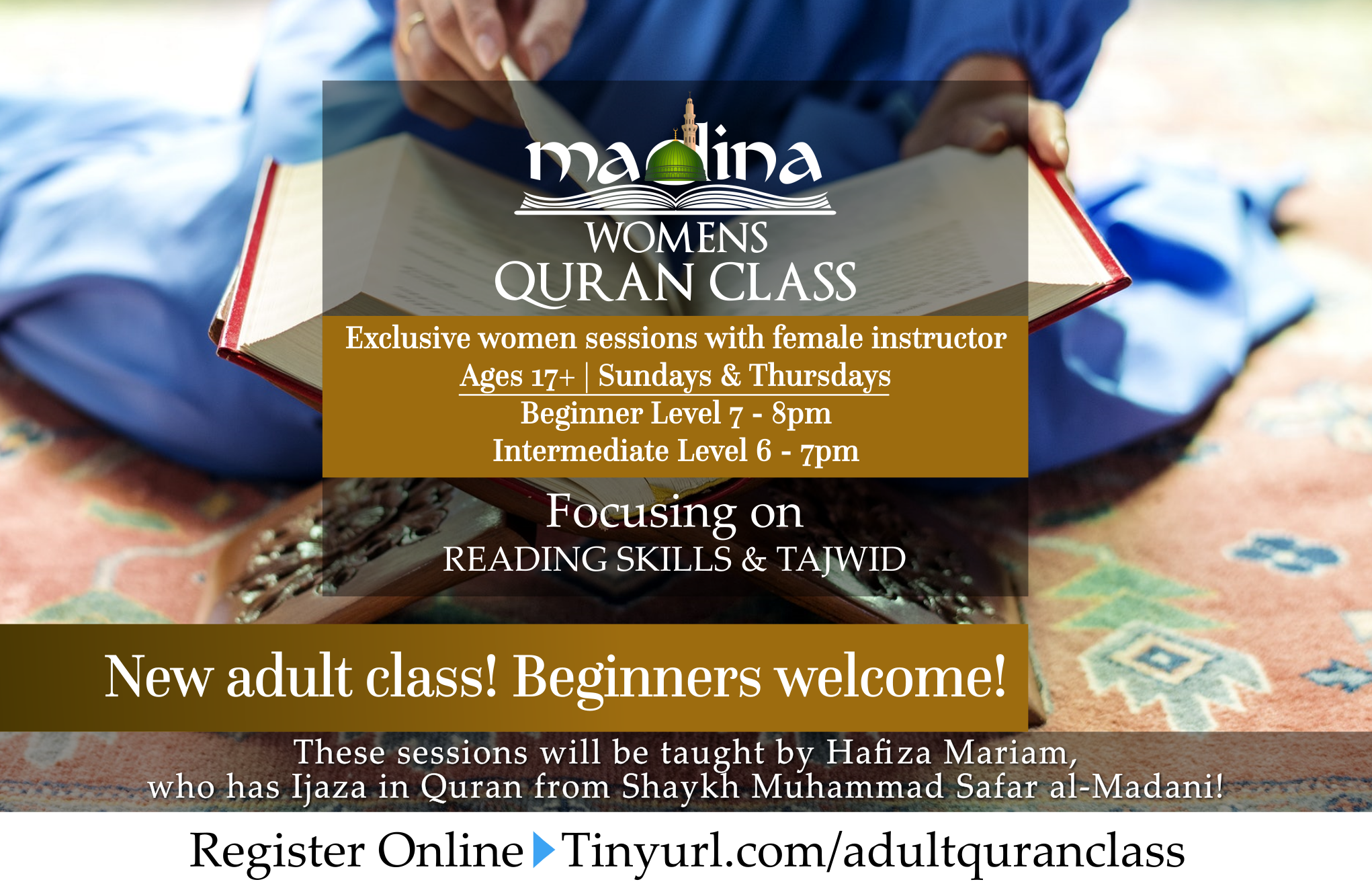 ADULT ARABIC PROGRAM FOR LEARNING QURAN - Manitoba Islamic Association
