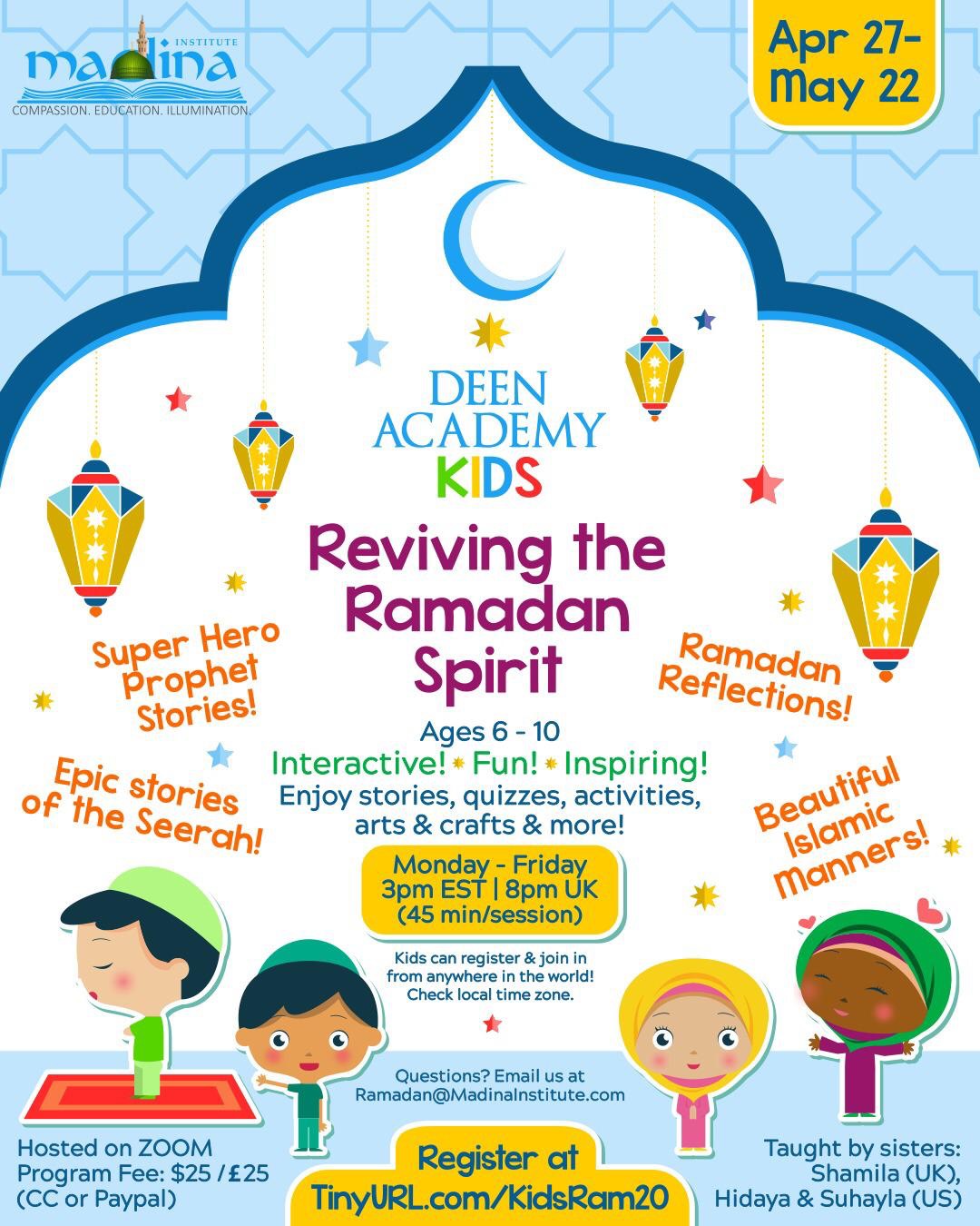 Reviving the Ramadan Spirits for Kids Madina Institute